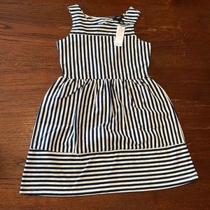 Gap kids navy and white summer dress